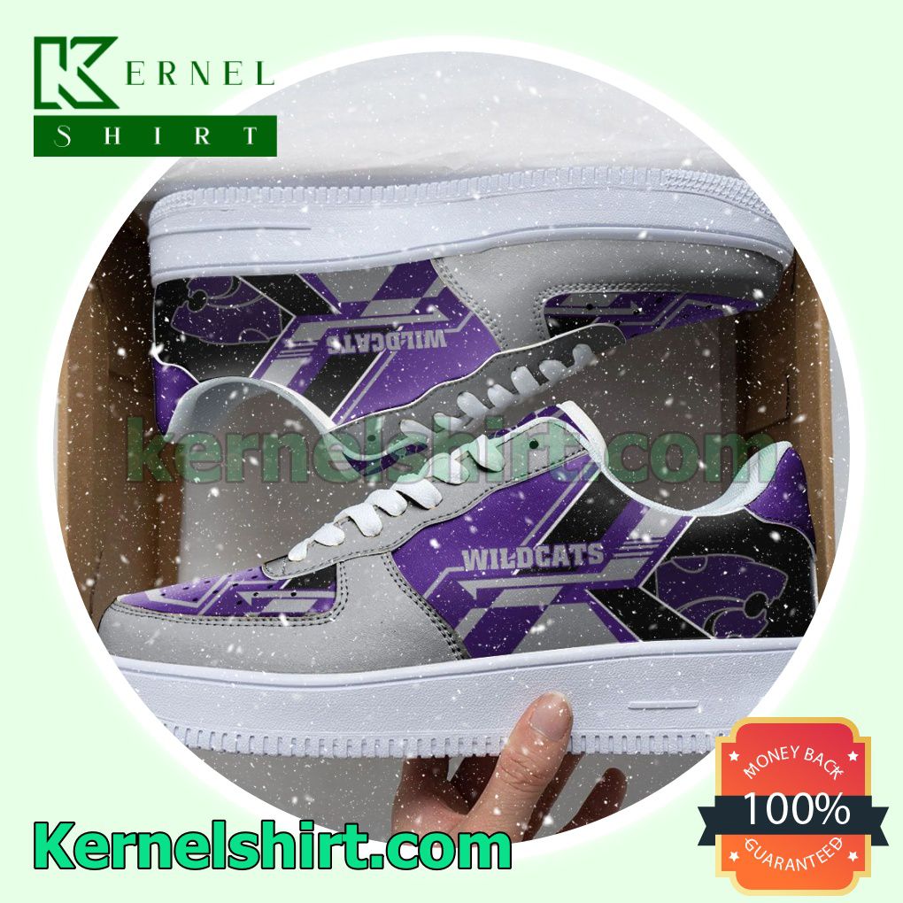 NCAA Kansas State Wildcats Nike Mens Womens Air Force 1 Shoes