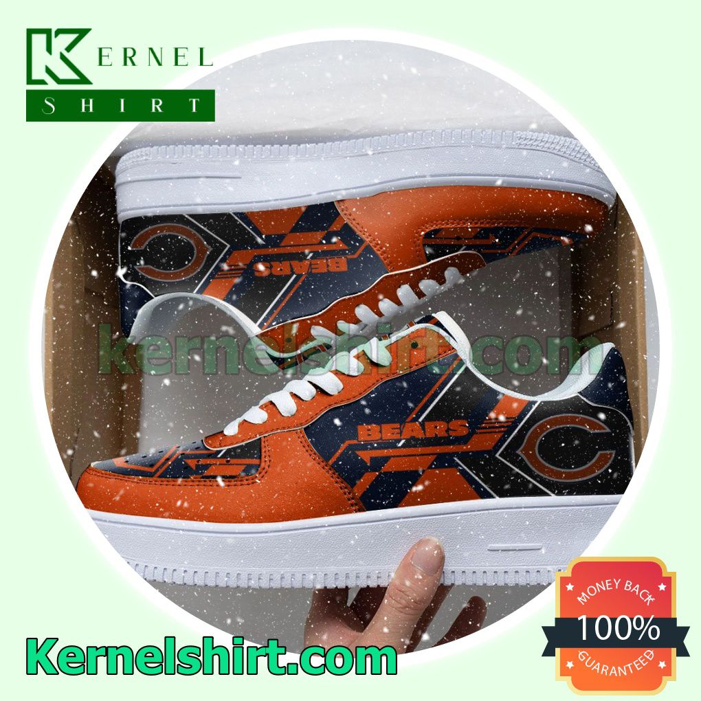 NFL Chicago Bears Nike Mens Womens Air Force 1 Shoes