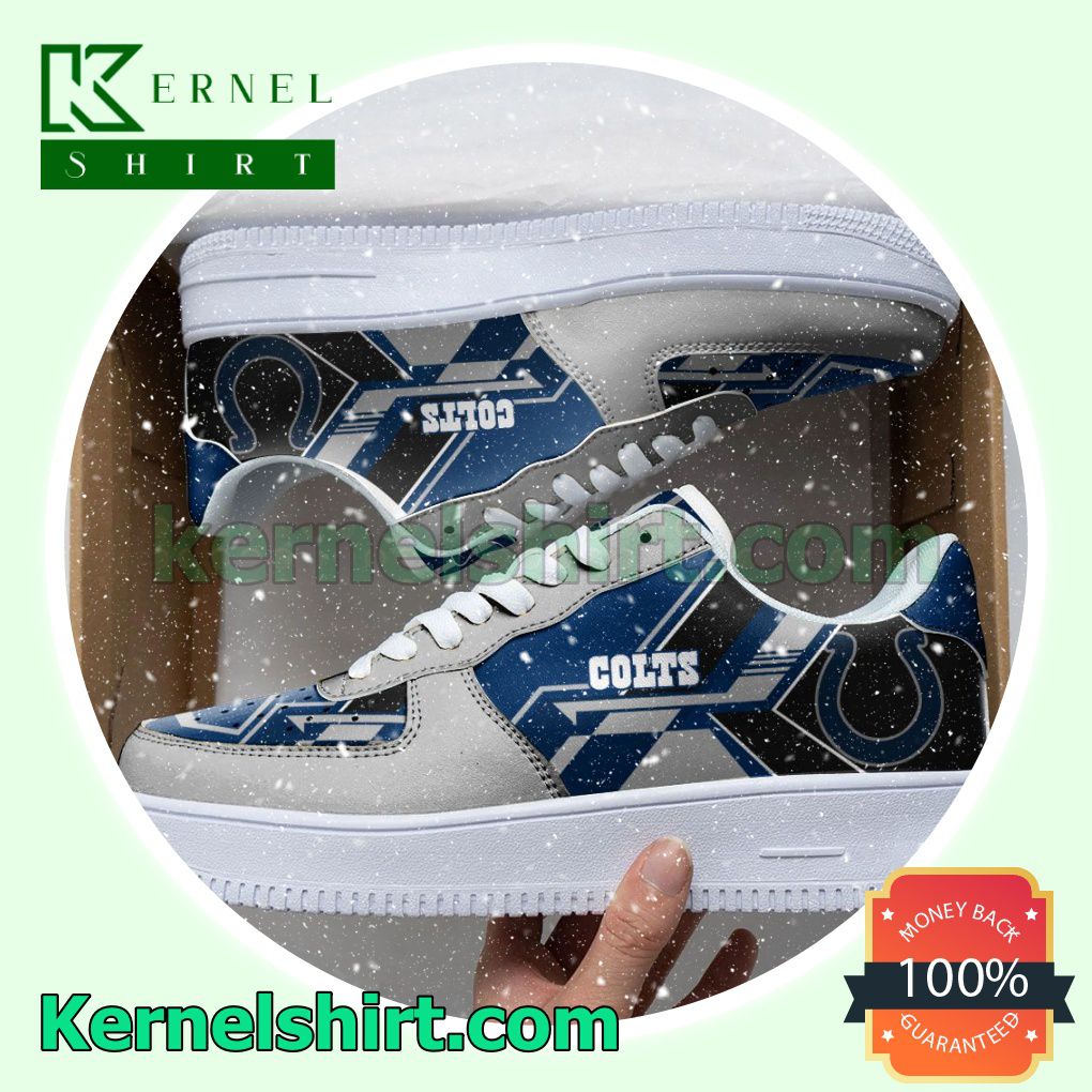 NFL Indianapolis Colts Nike Mens Womens Air Force 1 Shoes