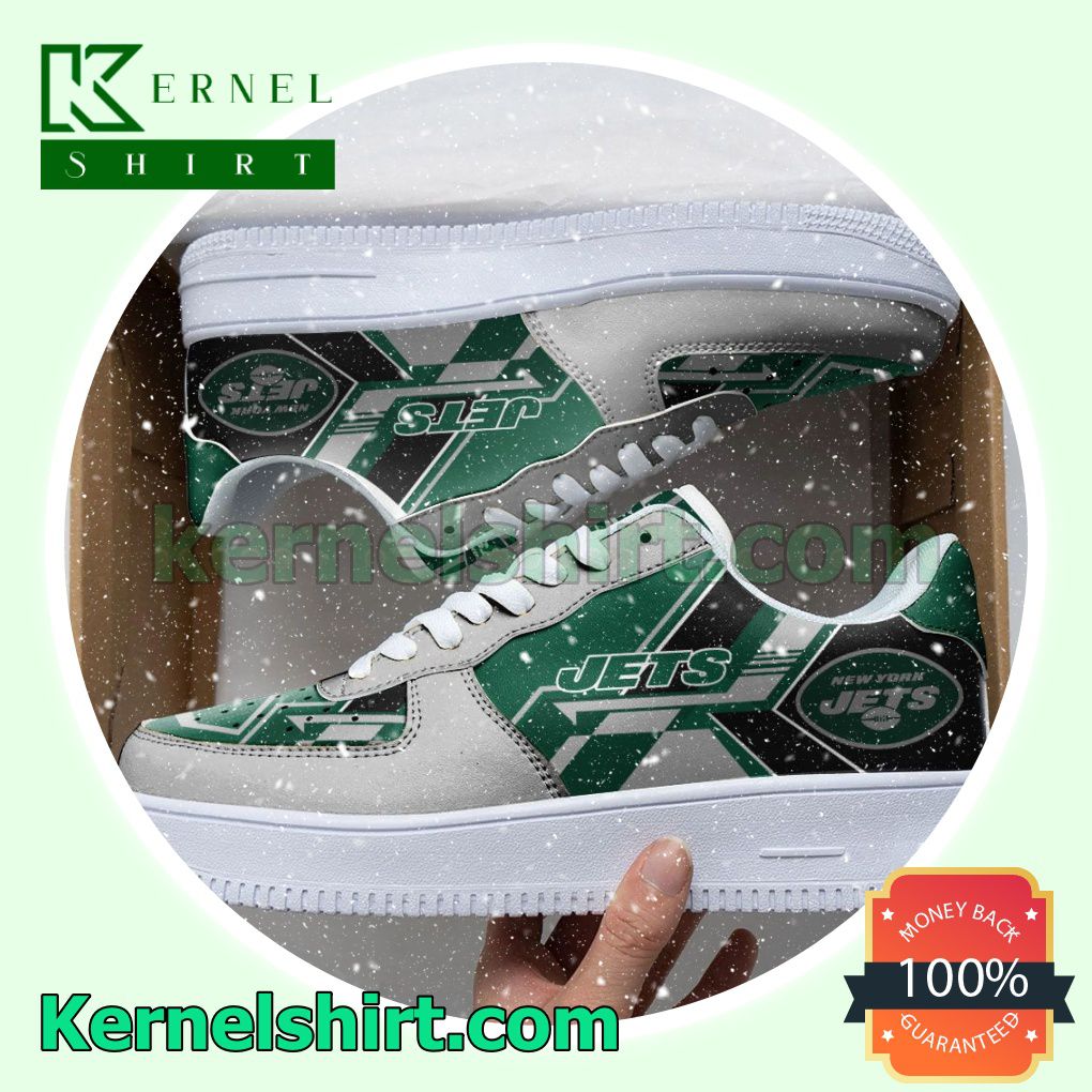 NFL New York Jets Nike Mens Womens Air Force 1 Shoes