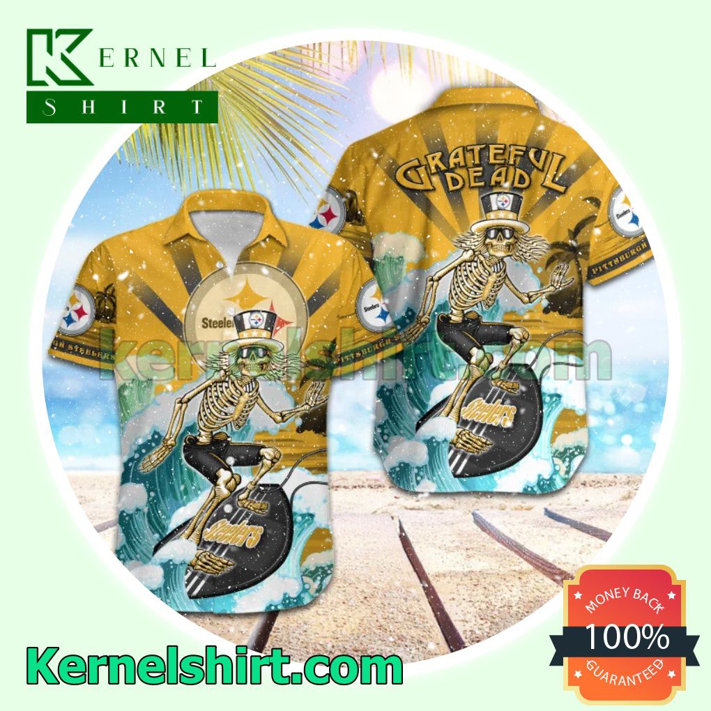 NFL Pittsburgh Steelers Grateful Dead Hawaiian Shirt