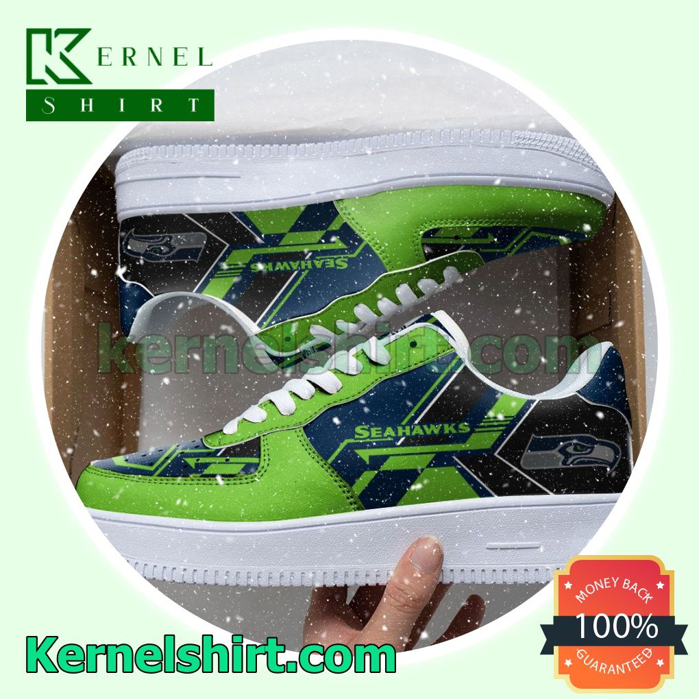 NFL Seattle Seahawks Nike Mens Womens Air Force 1 Shoes