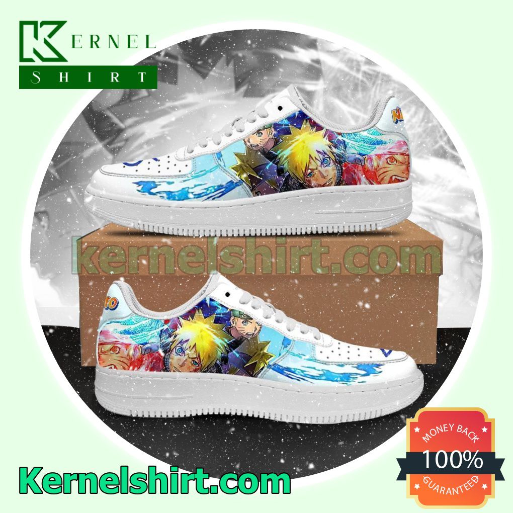 Naruto Power Anime Mens Womens Air Force 1 Shoes