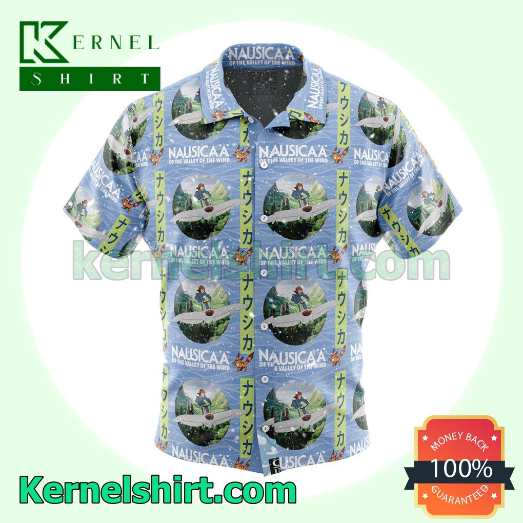 Nausicaa of the Valley of the Wind Studio Ghibli Button-Down Shirts