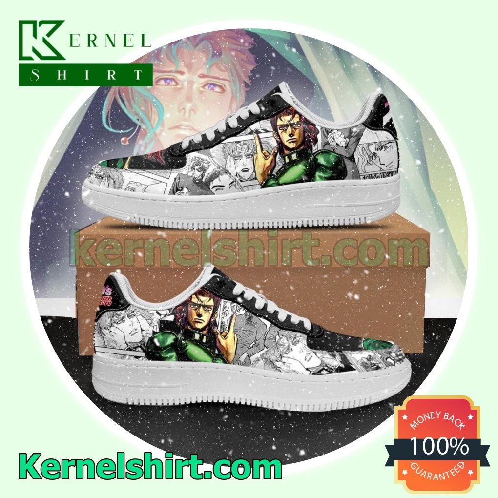 Noriaki Kakyoin Manga JoJo's Anime Mens Womens Air Force 1 Shoes