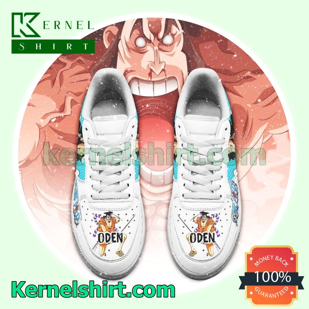 Oden One Piece Anime Mens Womens Air Force 1 Shoes a