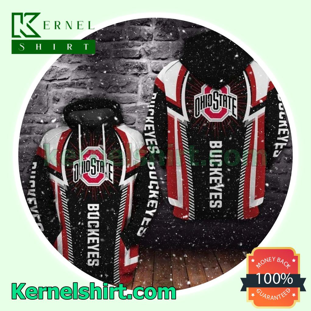 Ohio State Buckeyes Mix Color Mens Hoodie