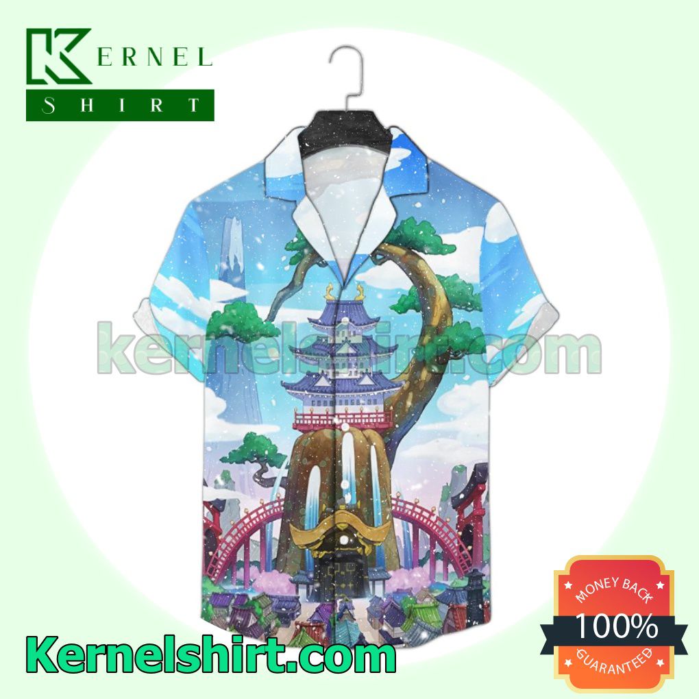 One Piece Land Of Wano Casual Button Down Shirts