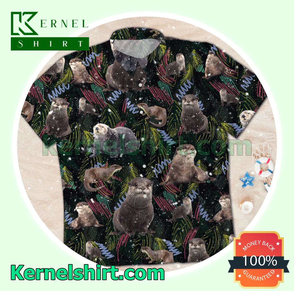 Otter Tropical Button-Down Shirts