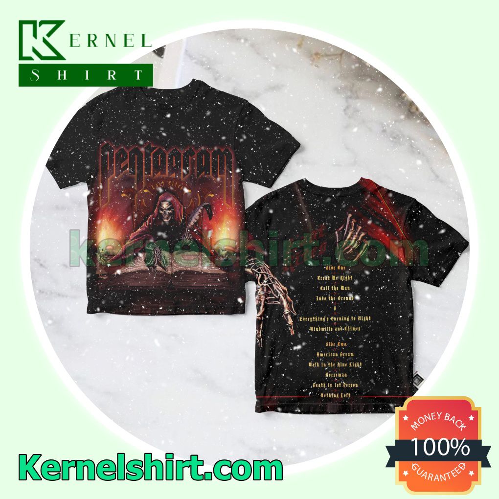Pentagram Last Rites Album Cover Crewneck T-shirt