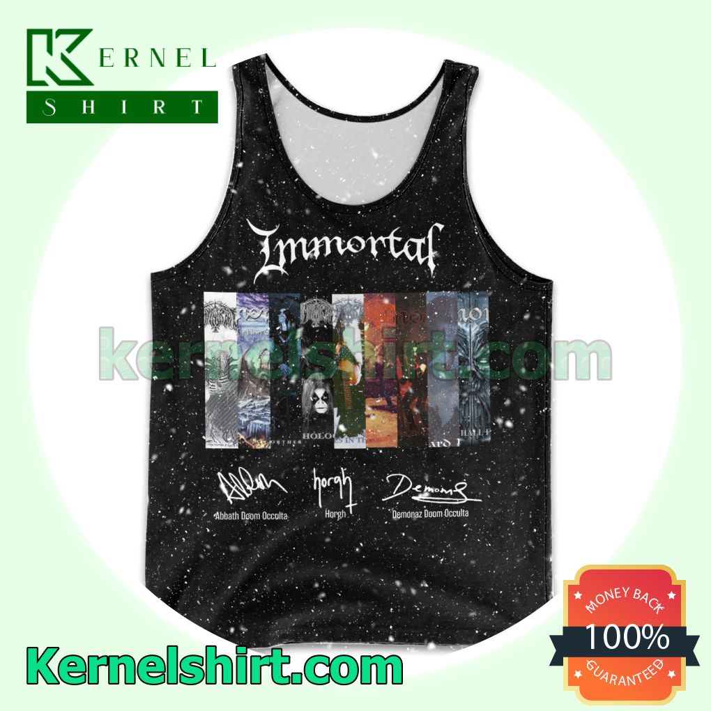 Personalized 30 Year Of 1991 - 2021 Immortal Thank You For The Memories Fan Mens Tank Top