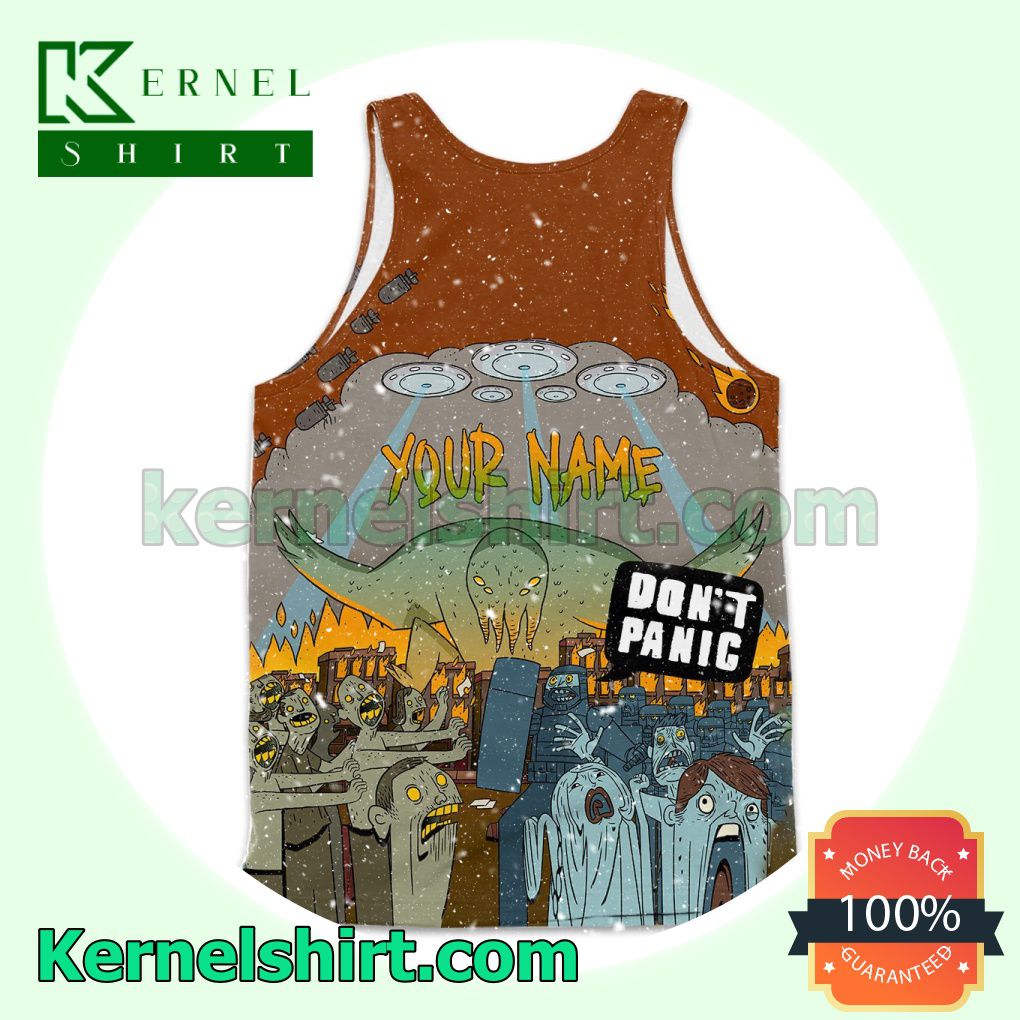 Personalized All Time Low Don't Panic Album Cover Fan Mens Tank Top a