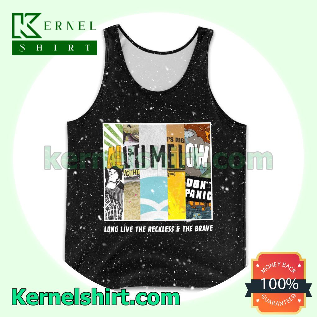 Personalized All Time Low Long Live The Reckless And The Brave Fan Mens Tank Top