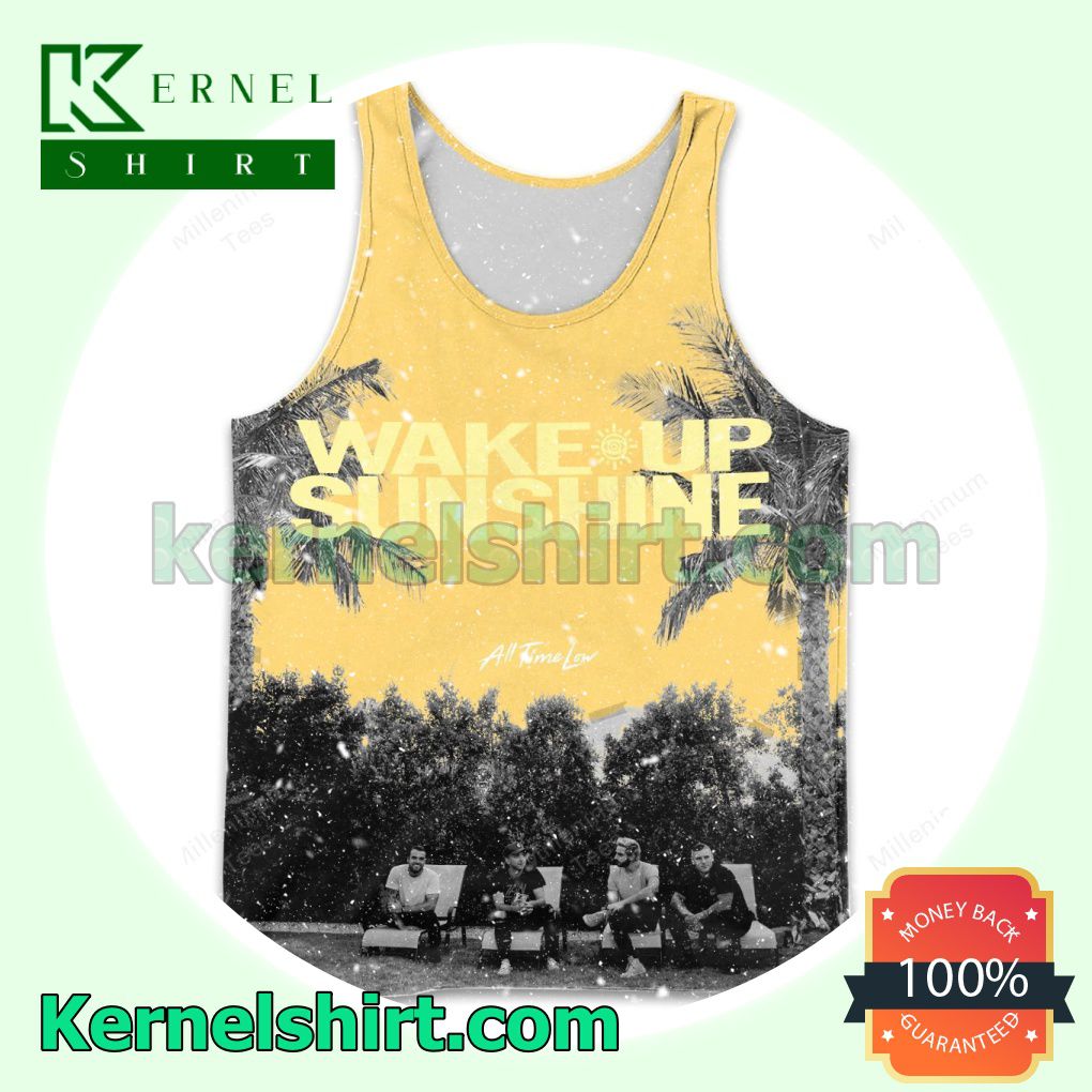 Personalized All Time Low Wake Up, Sunshine Album Cover Fan Mens Tank Top
