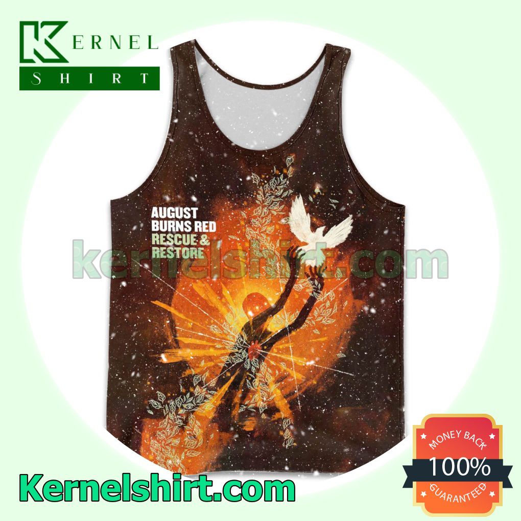 Personalized August Burns Red Rescue And Restore Album Cover Fan Mens Tank Top