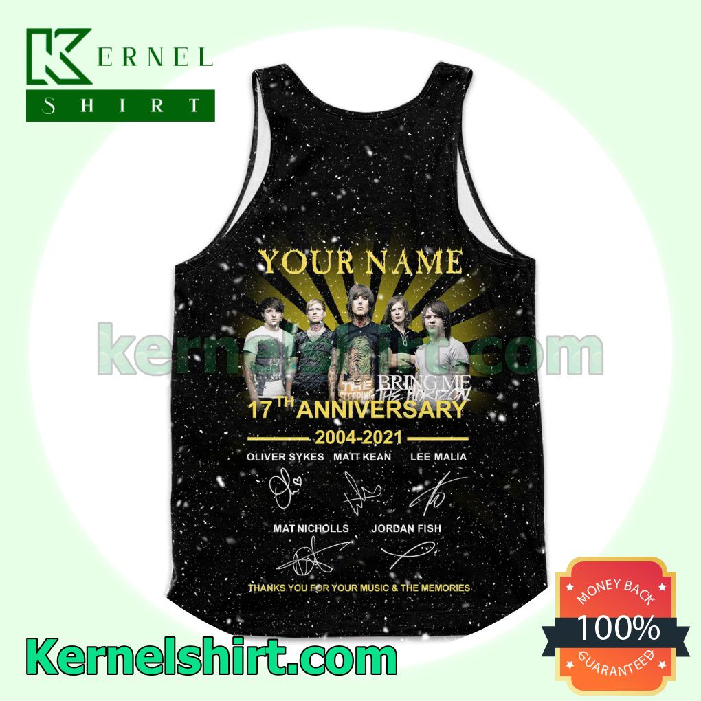 Personalized Bring Me The Horizon 17th Anniversary Fan Mens Tank Top a