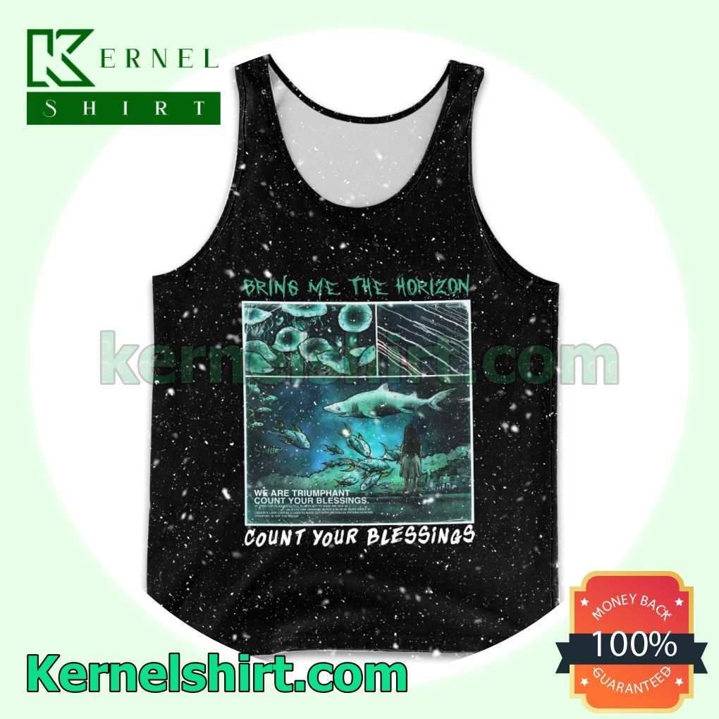 Personalized Bring Me The Horizon Count Your Blessings Album Cover Fan Mens Tank Top