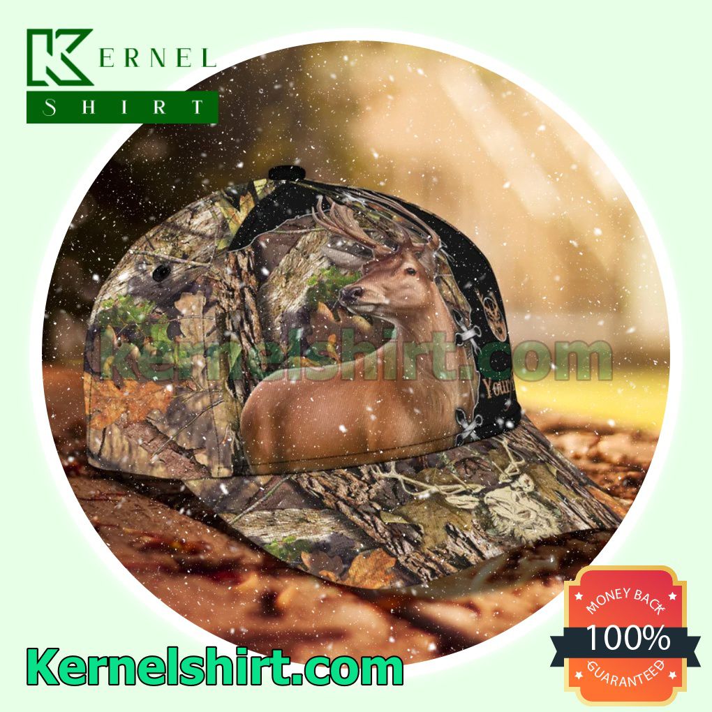 Personalized Deer Hunting In The Forest Trucker Caps b