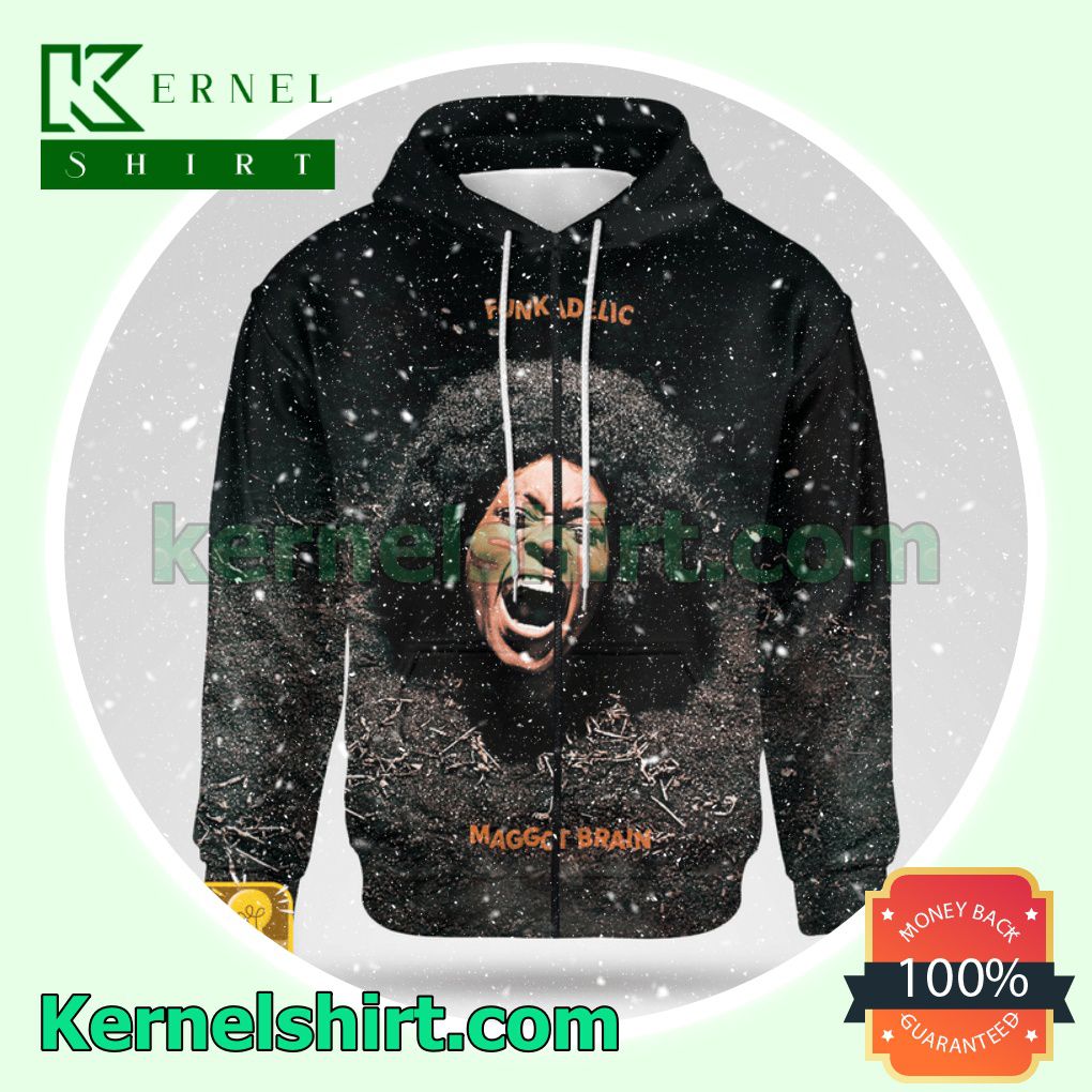 Personalized Funkadelic Maggot Brain Album Cover Long Sleeve Pullover Hoodie a