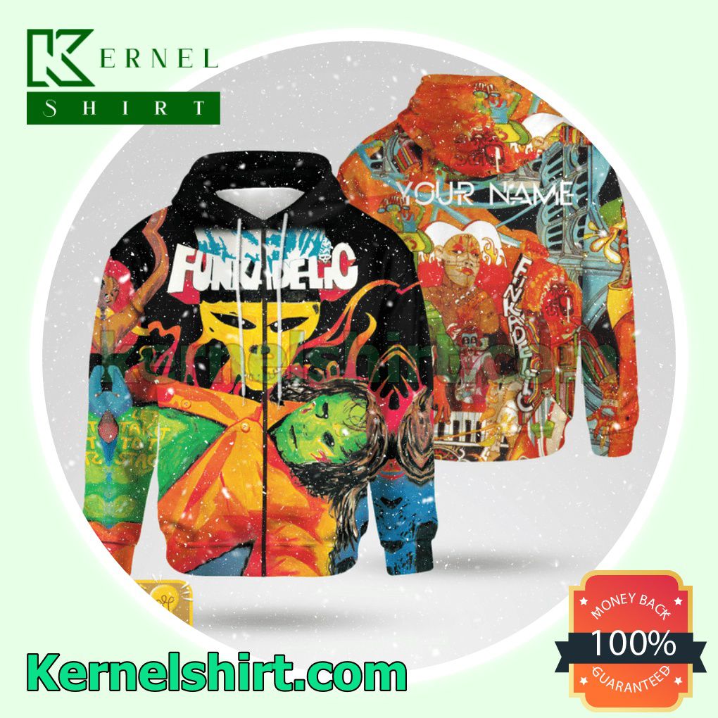 Personalized Funkadelic Take It To The Stage Album Cover Long Sleeve Pullover Hoodie a