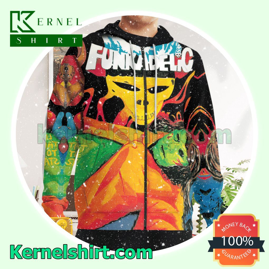 Personalized Funkadelic Take It To The Stage Album Cover Long Sleeve Pullover Hoodie