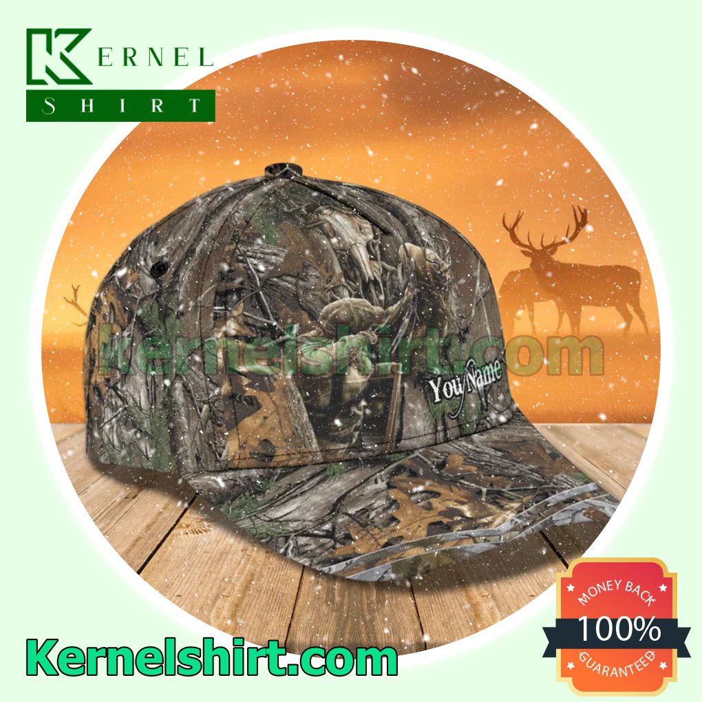 Personalized Hunting Deer Trucker Caps a