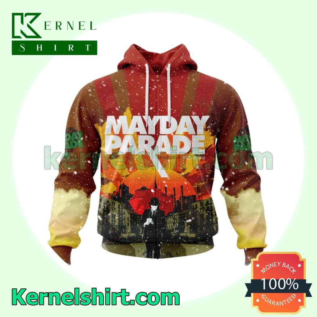 Personalized Mayday Parade A Lesson In Romantics Album Cover Long Sleeve Pullover Hoodie