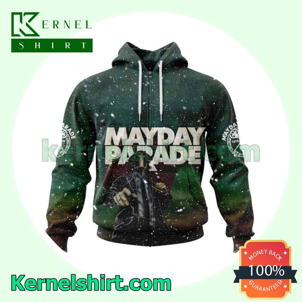 Personalized Mayday Parade Self Titled Album Cover Long Sleeve Pullover Hoodie
