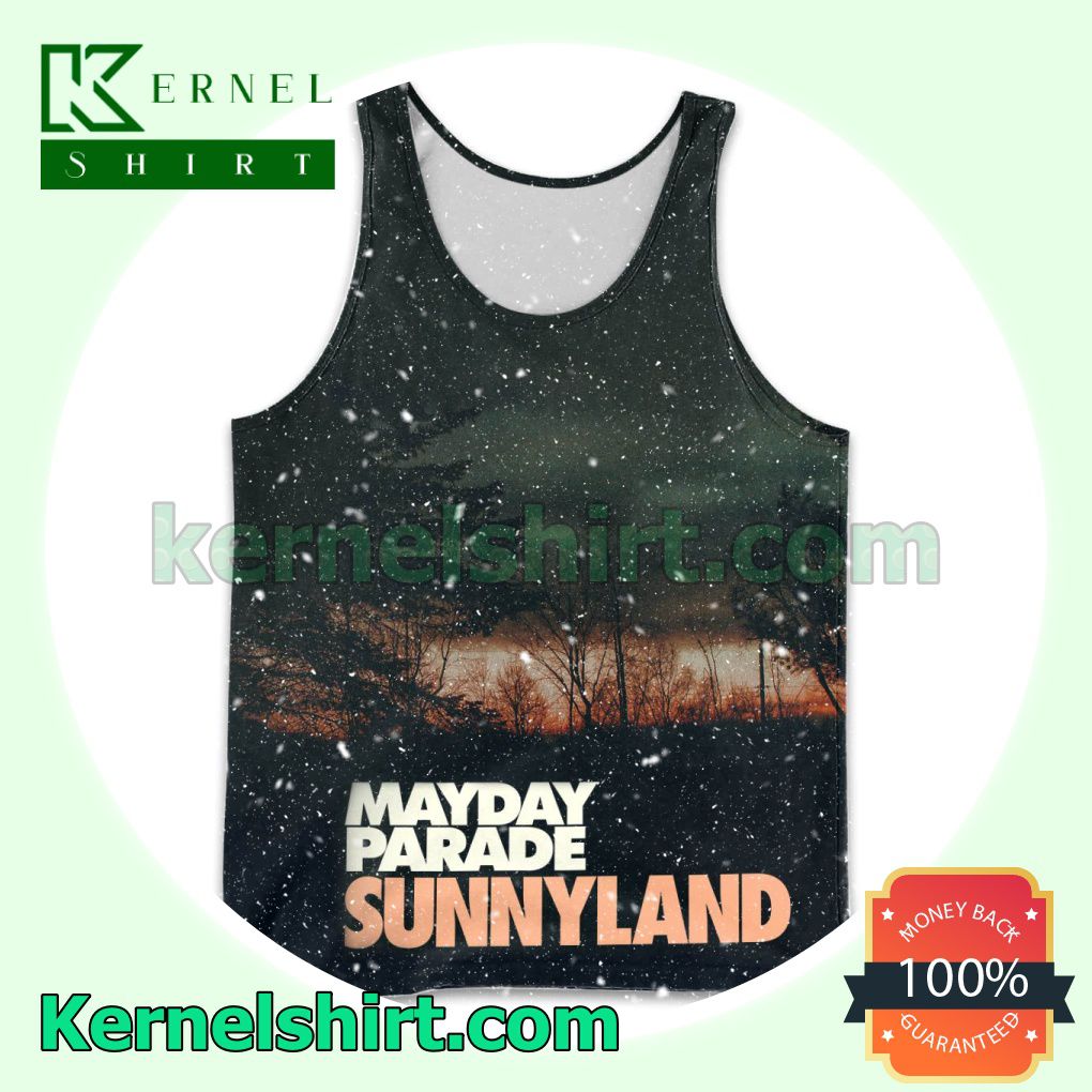 Personalized Mayday Parade Sunnyland Album Cover Fan Mens Tank Top