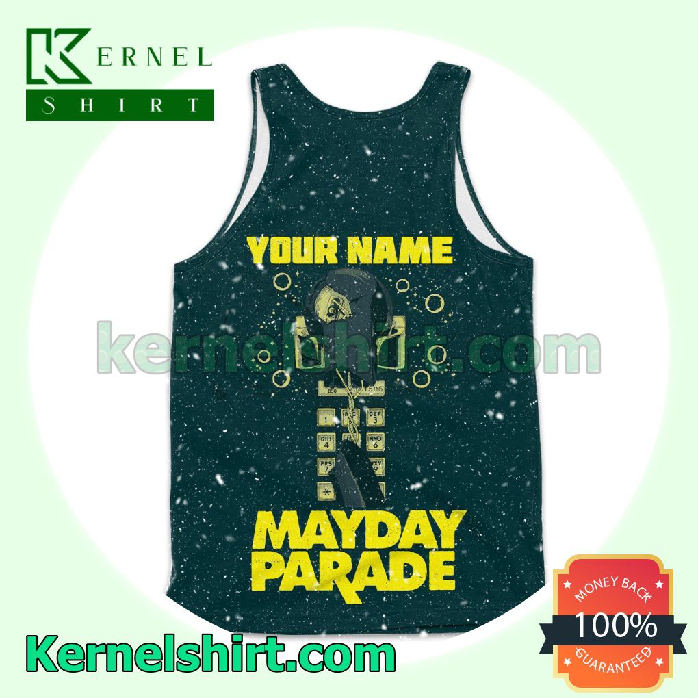 Personalized Mayday Parade Tales Told By Dead Friends Album Cover Fan Mens Tank Top a