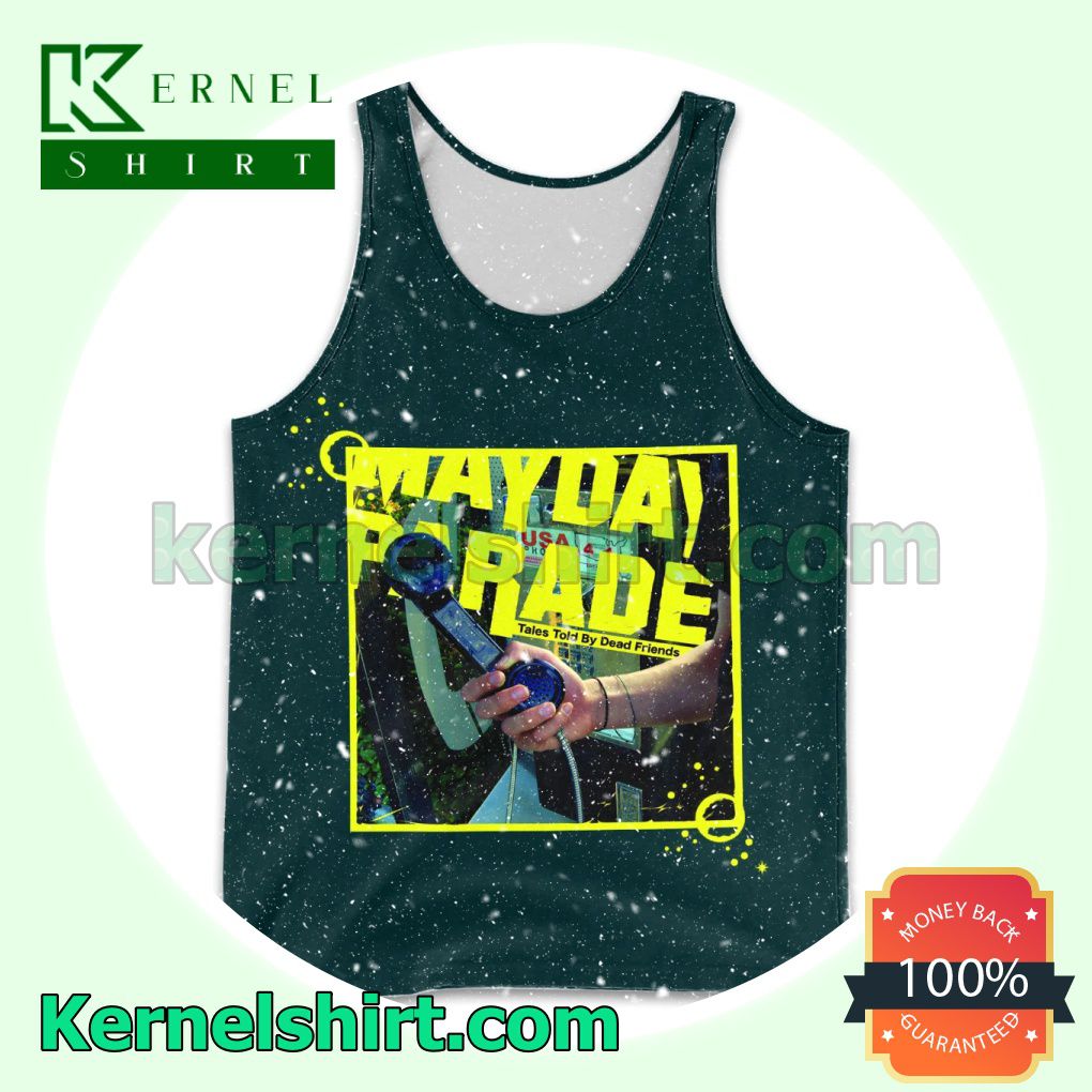 Personalized Mayday Parade Tales Told By Dead Friends Album Cover Fan Mens Tank Top