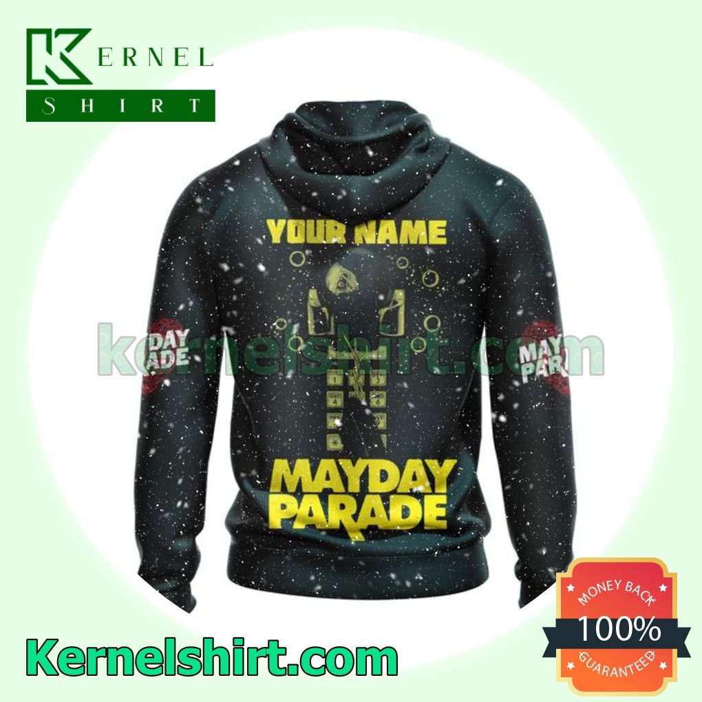 Personalized Mayday Parade Tales Told By Dead Friends Album Cover Long Sleeve Pullover Hoodie a