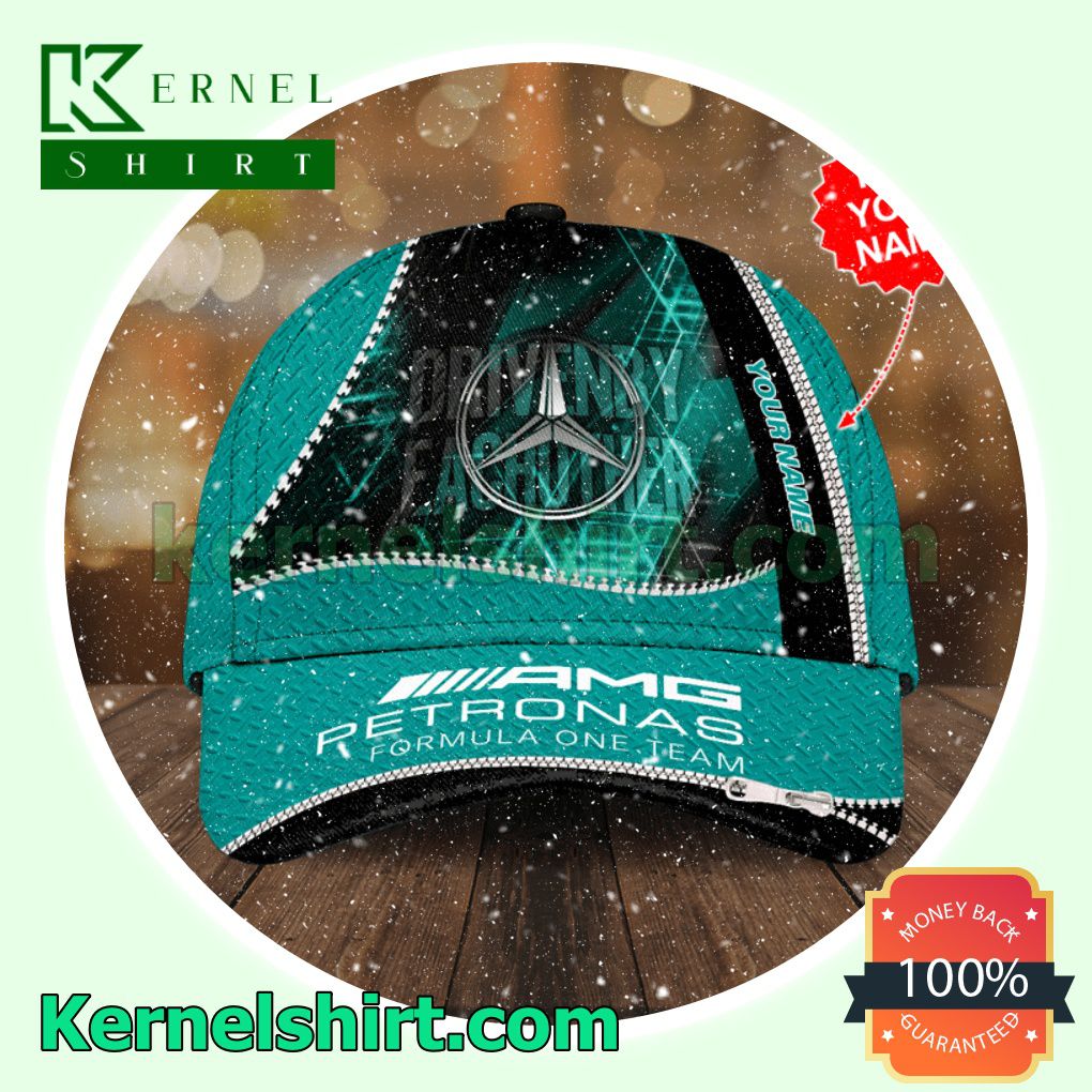 Personalized Mercedes Amg Petronas Formula One Team Driven By Each Other Trucker Caps