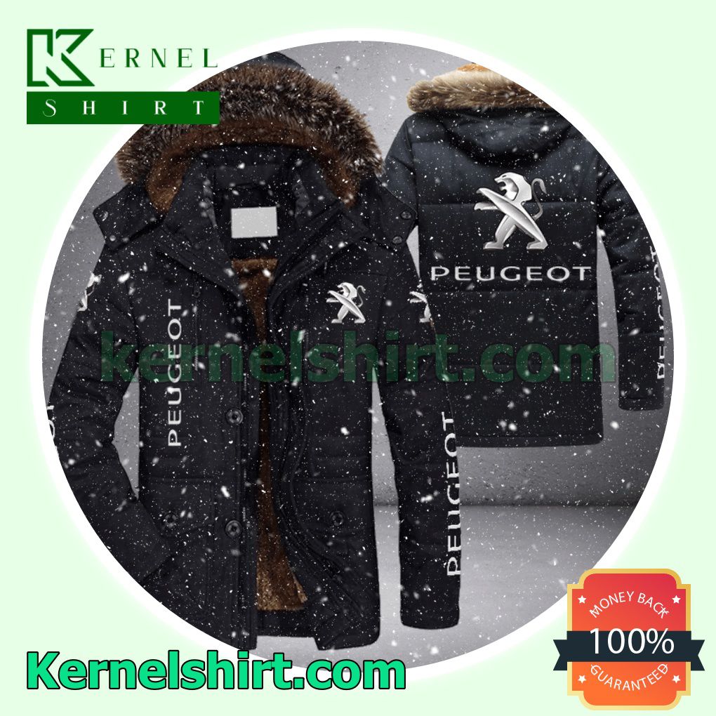 Peugeot Automobile Company Warm Jacket With Faux Fur
