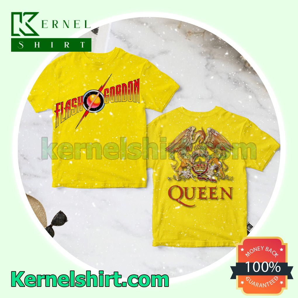 Queen Flash Gordon Album Cover Crewneck T-shirt