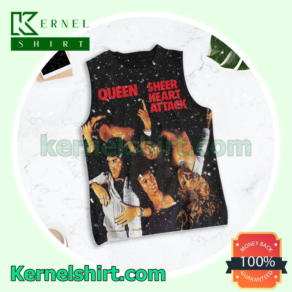 Queen Sheer Heart Attack Album Cover Fan Mens Tank Top