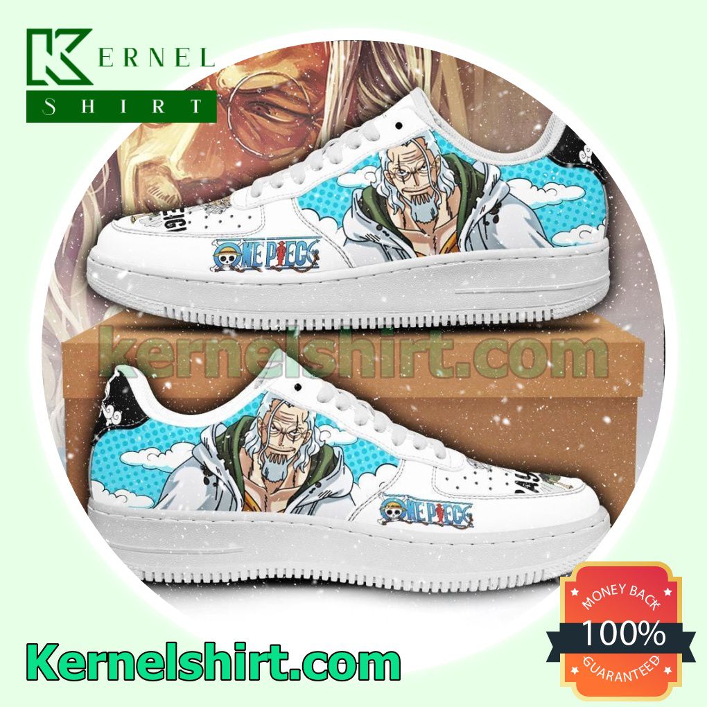 Rayleigh One Piece Anime Mens Womens Air Force 1 Shoes