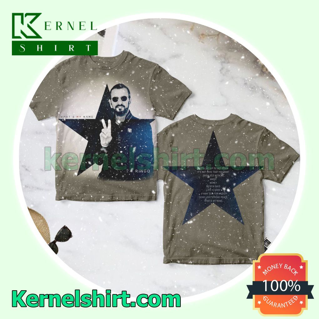 Ringo Starr What's My Name Album Cover Fan Shirts