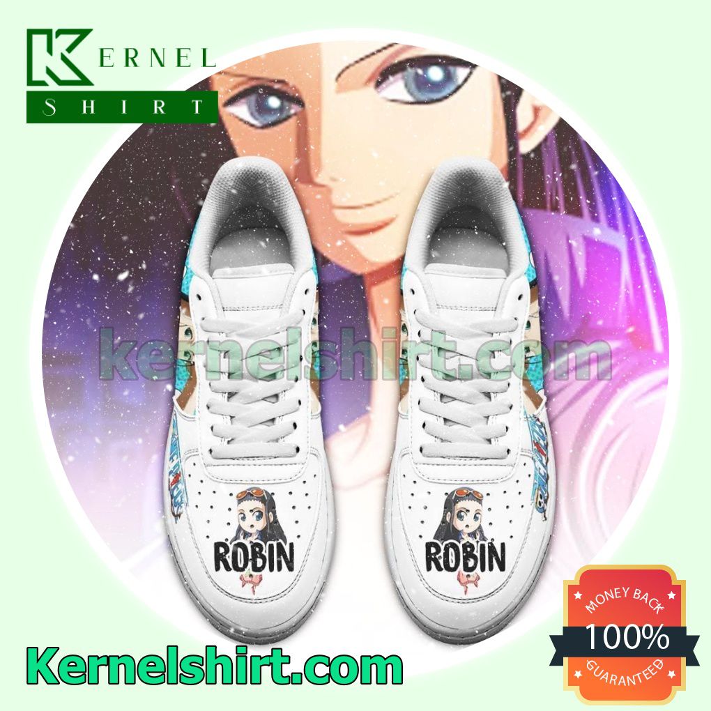 Robin One Piece Anime Mens Womens Air Force 1 Shoes a