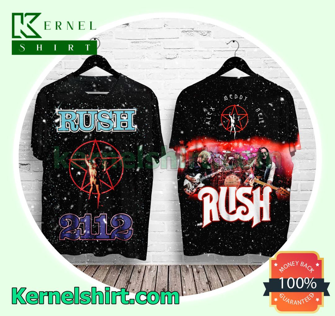 Rush 2112 Album Crewneck T-shirt