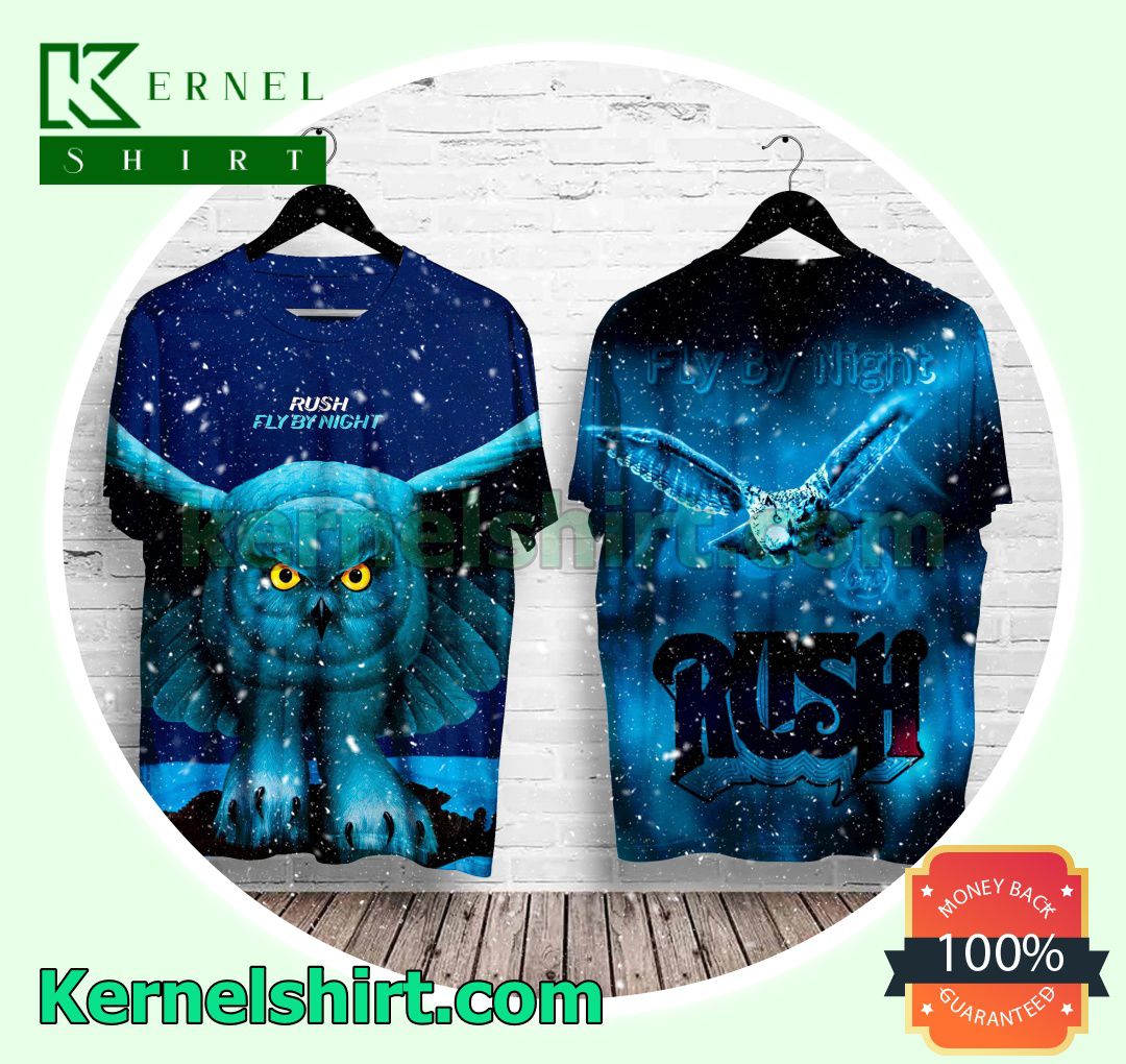 Rush Fly By Night Album Crewneck T-shirt