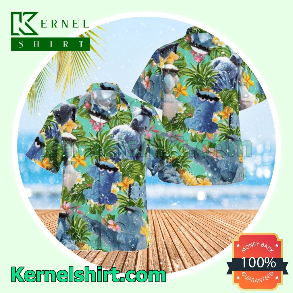 Sam The Eagle The Muppet Tropical Pineapple Summer Shirt