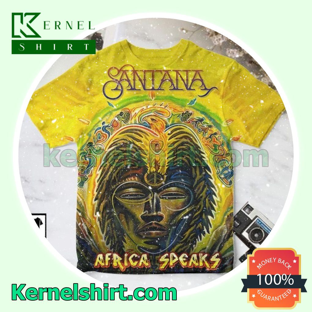 Santana Africa Speaks Album Cover Unisex T-shirts