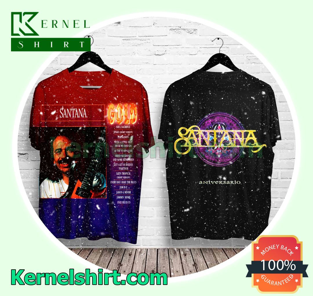 Santana Gold Album Cover Unisex T-shirts