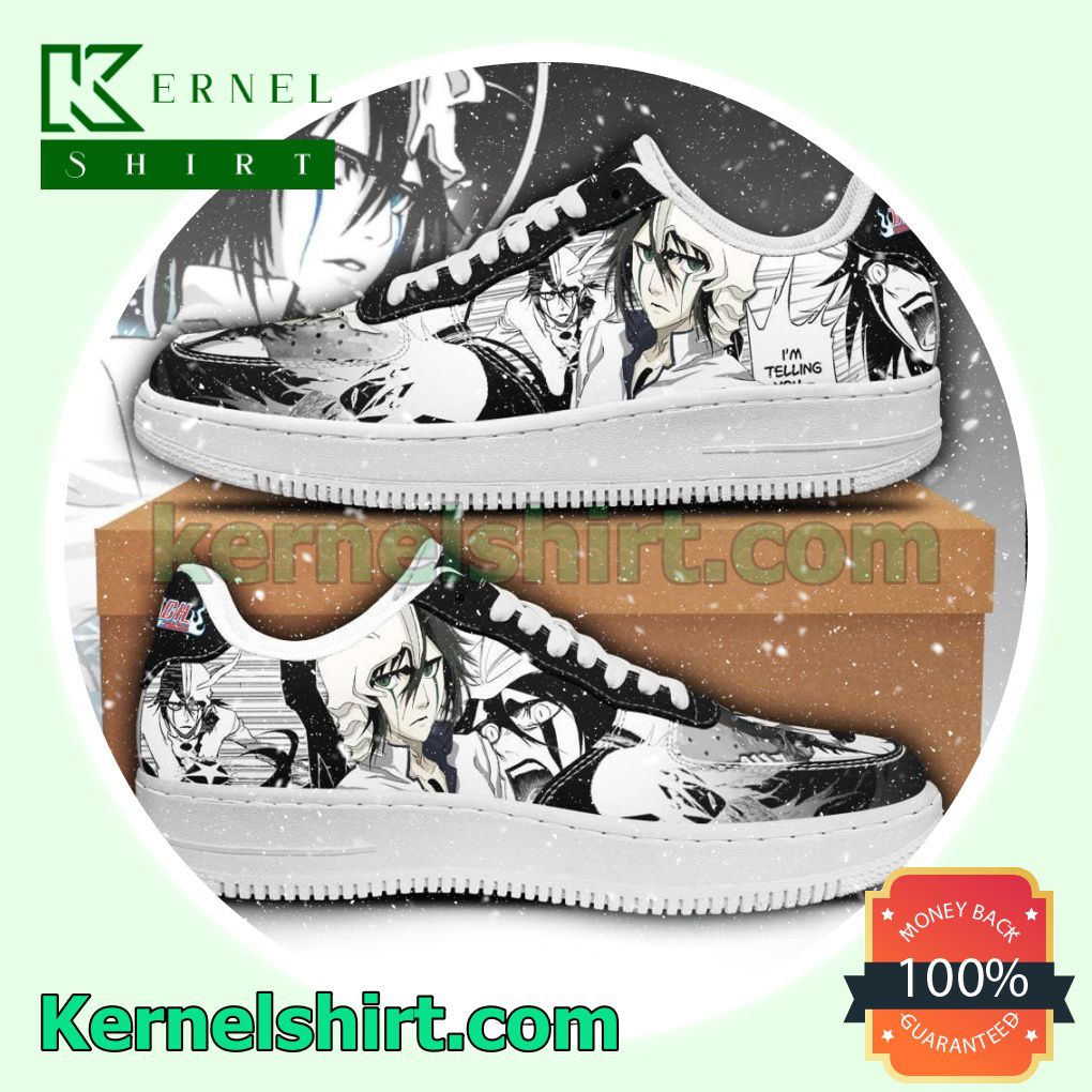 Schiffer Ulquiorra Bleach Anime Mens Womens Air Force 1 Shoes