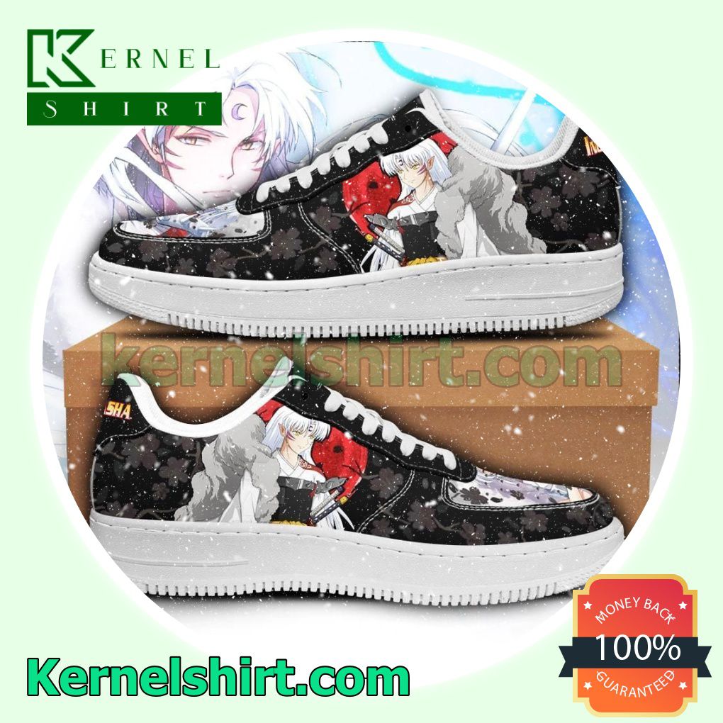 Sesshomaru Inuyasha Anime Mens Womens Air Force 1 Shoes