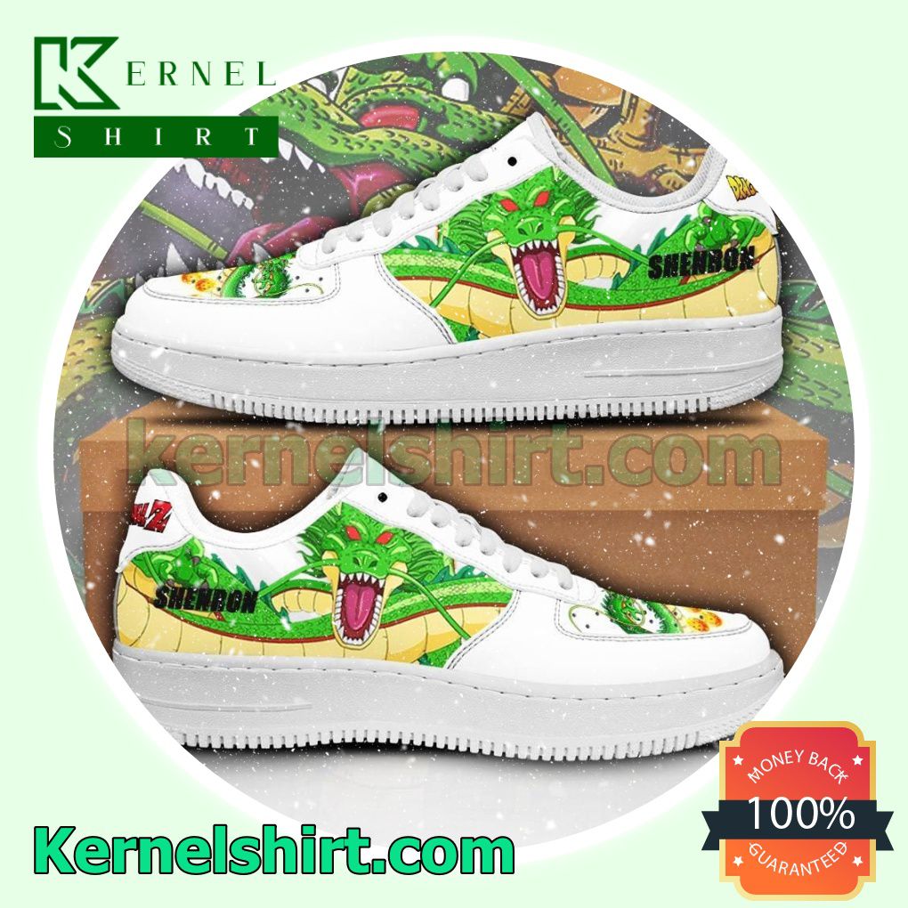 Shenron Dragon Ball Z Anime Mens Womens Air Force 1 Shoes