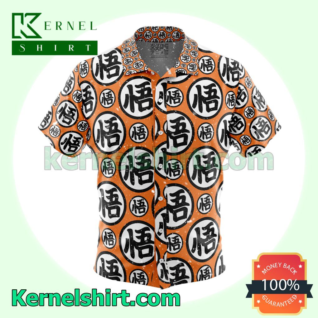 Son Goku Kai Dragon Ball Z Button-Down Shirts