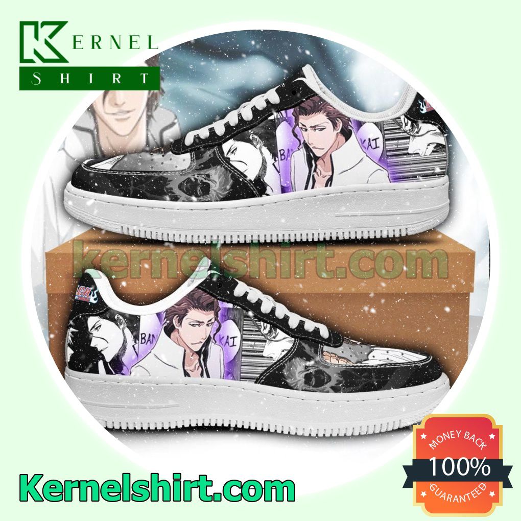 Sosuke Aizen Bleach Anime Mens Womens Air Force 1 Shoes