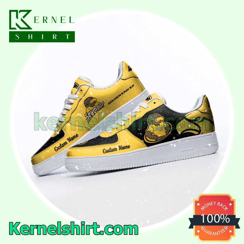 Southern Miss Golden Eagles Mascot Logo NCAA Custom Nike Air Force 1 Low Top Shoes b
